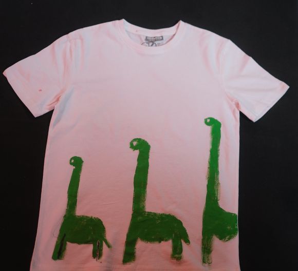 Hand-painted Dinosaur T-shirt for older kids