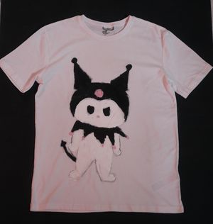 Hand-painted Kuromi T-shirt for adults