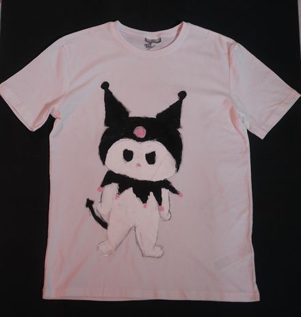 Hand-painted Kuromi T-shirt for adults