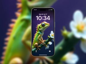 Mystic Gecko - 4K Wallpaper