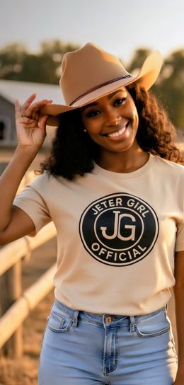 Jeter Girl Patch Tee (JG Logo)