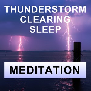 Relaxing sleep meditation with sounds of the beach, rain and a fire place