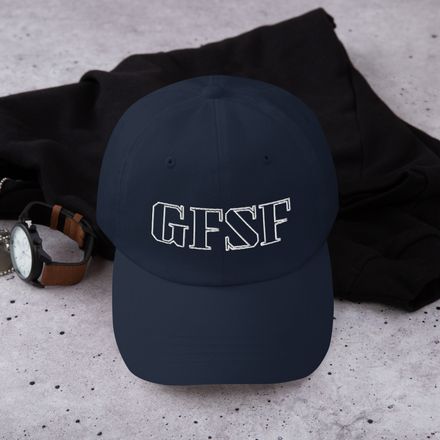 GFSF White Outline Dad Hat