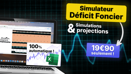 EXCEL - Simulateur de déficit foncier - Projection 20 ans