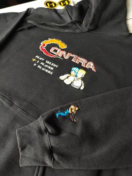 Bluza z motywem gry Contra "retro game"