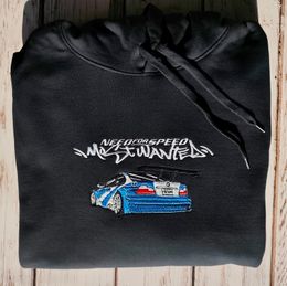 Bluza z motywem z gry Need for Speed Most Wanted BMW e46 m3 gtr tyłwem + ksywy na plecach