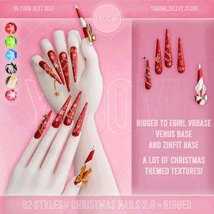 Christmas Nails for VRChat