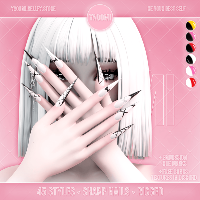 Sharp Nails for VRChat [Venus] 