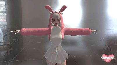 Bunny Hoodie Set with ears for VRChat