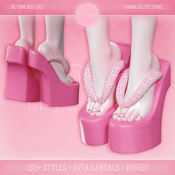 Geta Sandals for VRChat