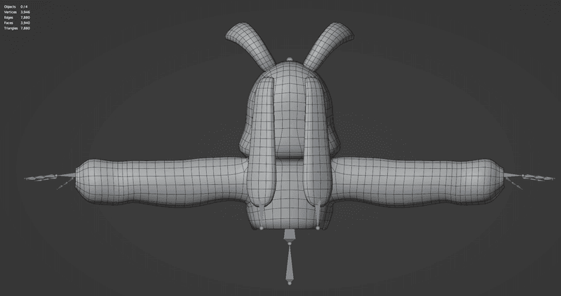 Bunny Hoodie Set with ears for VRChat