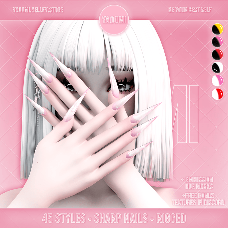 Sharp Nails for VRChat [Venus] 