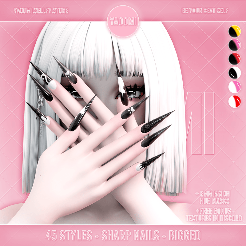 Sharp Nails for VRChat [Venus] 