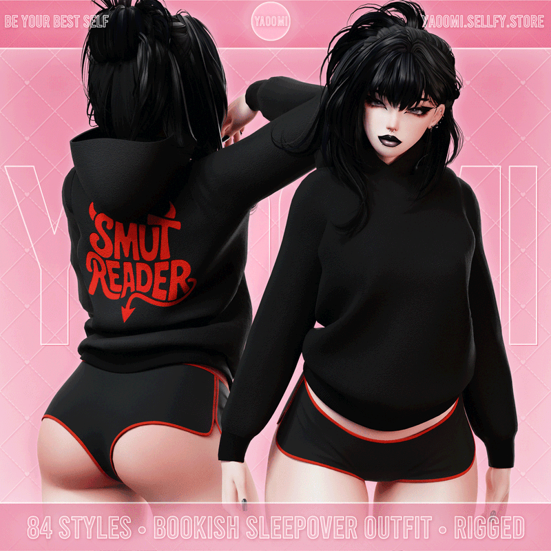 Bookish Sleepover Outfit for VRChat