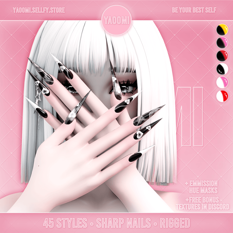 Sharp Nails for VRChat [Venus] 