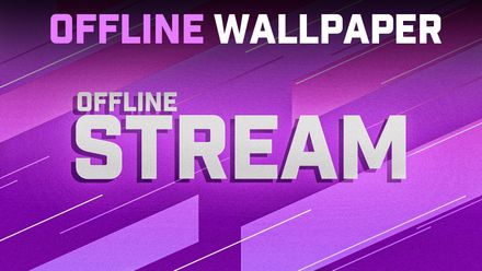 STREAM OFFLINE WALLPAPER TEMPLATE (TWITCH) - Aleo.