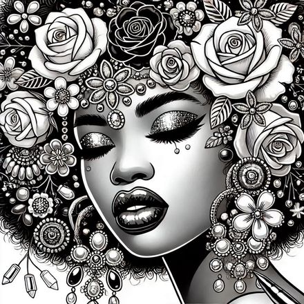 Beautiful Black Queen No.2