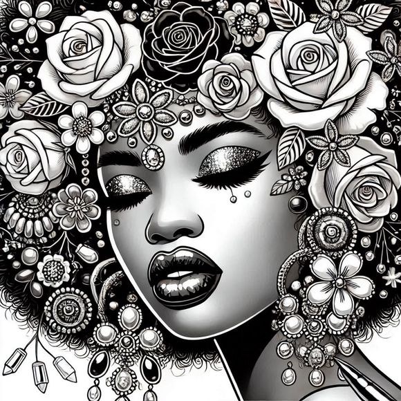 Beautiful Black Queen No.2