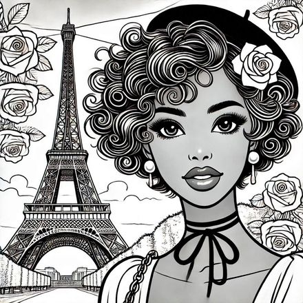 Parisian Black Diva No.3