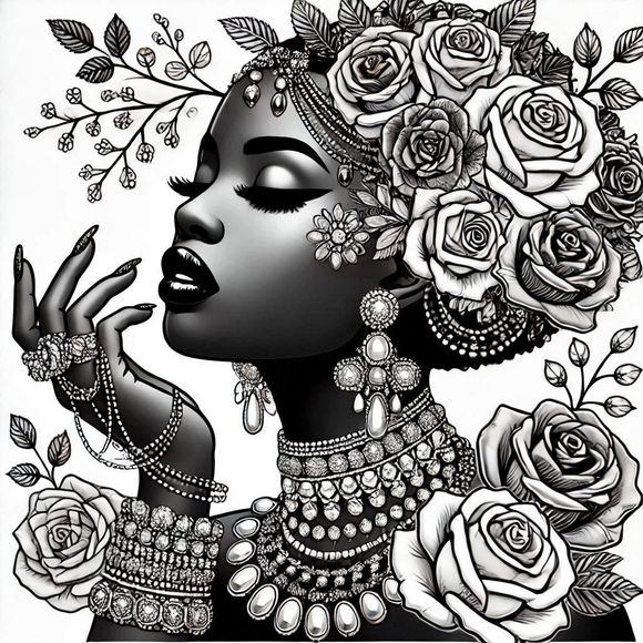 Beautiful Black Queen No. 5