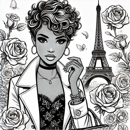Parisian Black Diva No.2