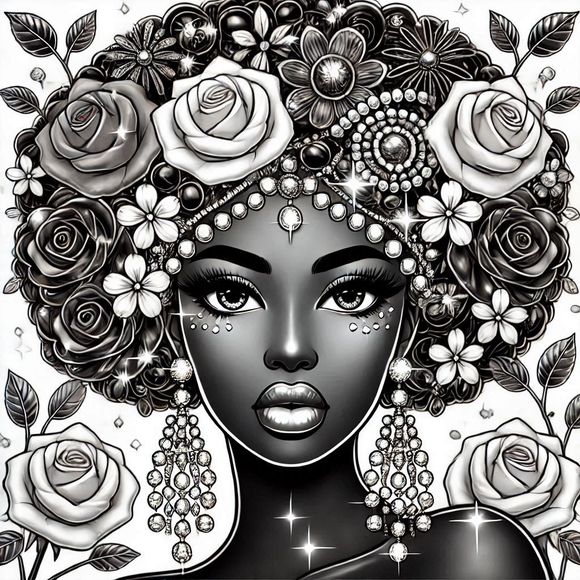 Beautiful Black Queen No.3