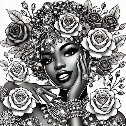 Beautiful Black Queen No.11