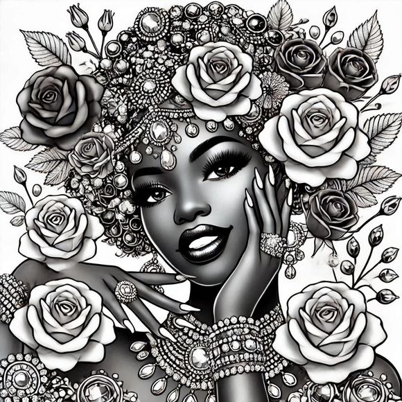 Beautiful Black Queen No.11