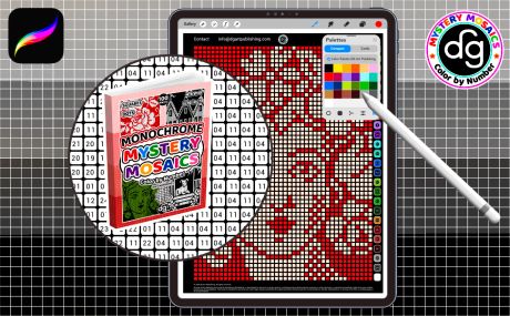 Monochrome | Procreate Digital Coloring for iPad