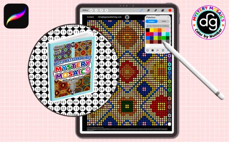 Motif Patterns | Procreate Digital Coloring for iPad
