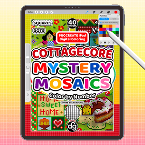 Cottagecore | Procreate Digital Coloring for iPad