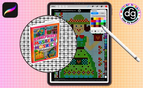 Retro Vibes | Procreate Digital Coloring for iPad