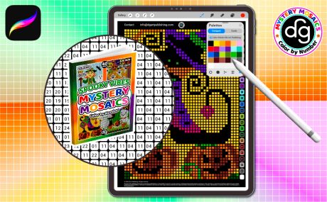 Spooky Vibes | Procreate Digital Coloring for iPad