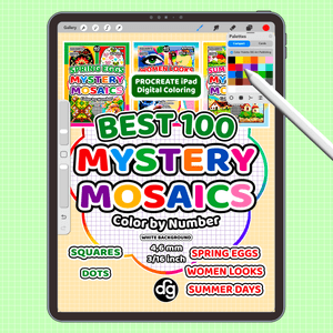 BEST 100 (vol 6) | Procreate Digital Coloring Ipad