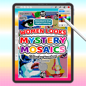 Women Looks | Procreate Digital Coloring for iPad