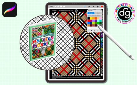 Geometric | Procreate Digital Coloring for iPad