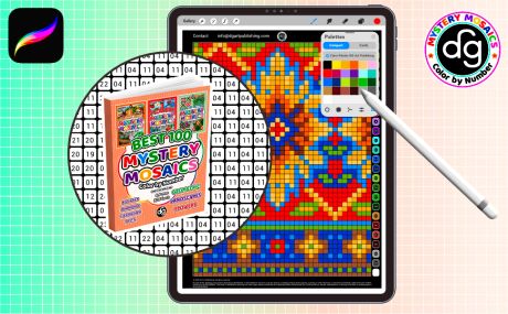 BEST 100 (vol 1) | Procreate Digital Coloring for iPad