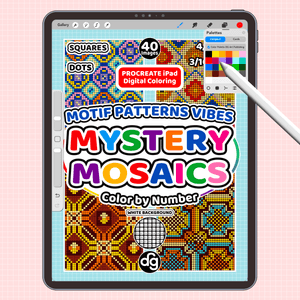 Motif Patterns | Procreate Digital Coloring for iPad