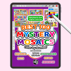BEST 100 (vol 3) | Procreate Digital Coloring for iPad