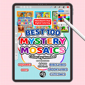 BEST 100 (vol 5) | Procreate Digital Coloring for iPad