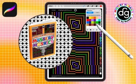 Optical Illusions | Procreate Digital Coloring for iPad