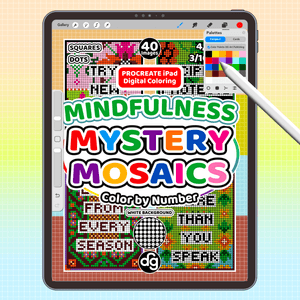 Mindfulness | Procreate Digital Coloring Ipad