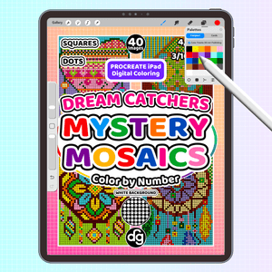 Dream Catchers | Procreate Digital Coloring for iPad
