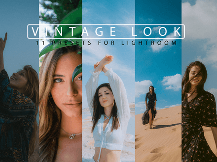 11 Presets For LightRoom | Vintage look | Portra film look