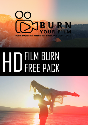 HD Light Leak / Film burns overlays