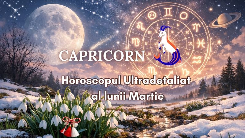 Capricorn- Horoscopul Ultradetaliat al Lunii Martie 
