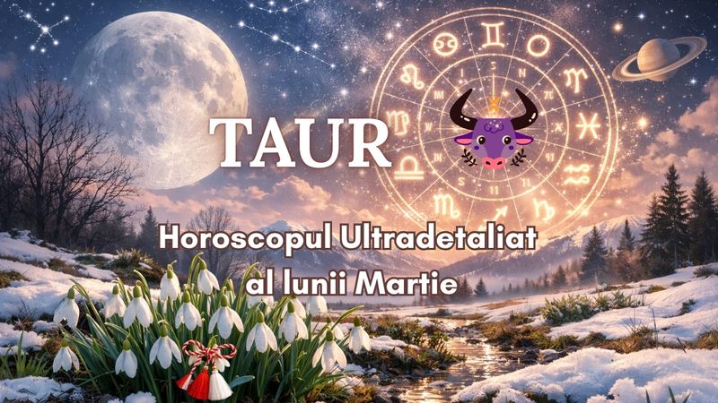 Taur - Horoscopul Ultradetaliat al Lunii Martie 