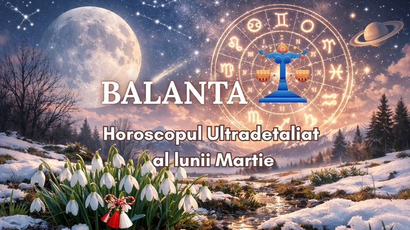 Balanta- Horoscopul Ultradetaliat al Lunii Martie 