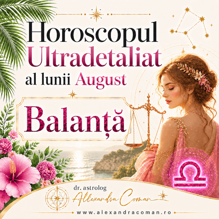 Balanta-Horoscopul Ultradetaliat al lunii August 