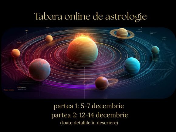 Tabara online de astrologie - nivel mediu- early bird